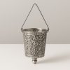 11085 Clear Glass Hanging Flat Base Votive Cup Pk of 6 (3″x2.5″)