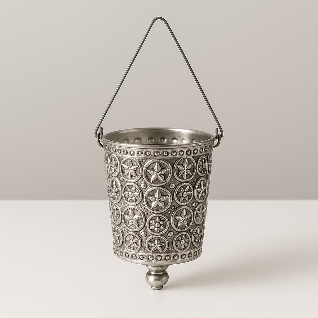 11085 Clear Glass Hanging Flat Base Votive Cup Pk of 6 (3″x2.5″)