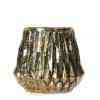 Elegant Burnt Gold Votive Holder - 4.5” Mercury Glass Decor for Events Silver Mercury Glass Votive (4.5″x4″)