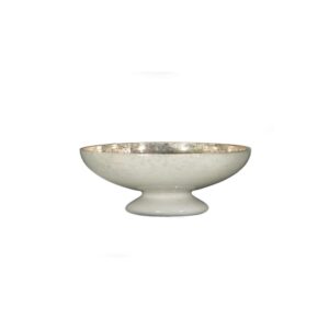 Shabby Chic Mercury Glass Bowl (7″Dx5″H)