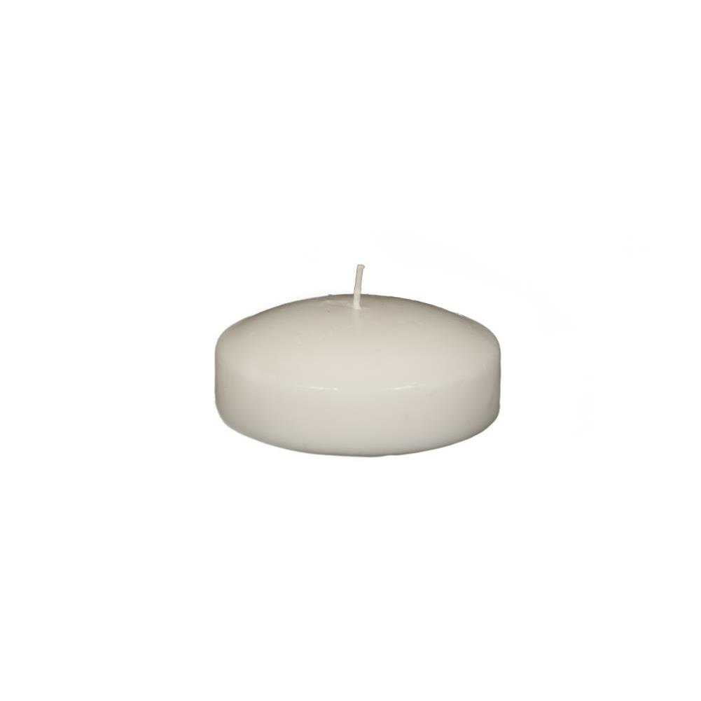 Cream Floating Candle Pk of 36  (3″x1″)