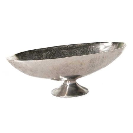 Nickel Aluminum Bowl (21″Lx7″Hx 6.5″W)