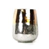 Silver Beehive Mercury Glass Votive Cup (5″x3.5″x3″)