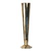 Silver Beehive Mercury Glass Pilsner Vase 24″