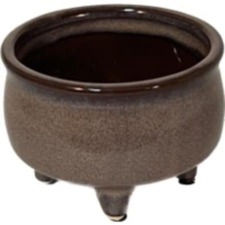Art Design Earthware Chocolate Bowl 3.5″Hx 6″W
