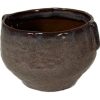 Art Design Earthware Chocolate Bowl 6″Hx 4″D
