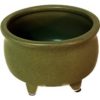 Art Design Earthware Chocolate Bowl 3.5″Hx 6″W