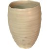 Art Design Earthware Chocolate Vase  5″Hx 4″W