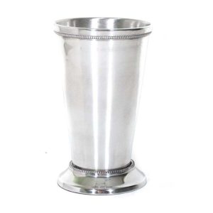 Silver Aluminum Mint Julep Cup 7″