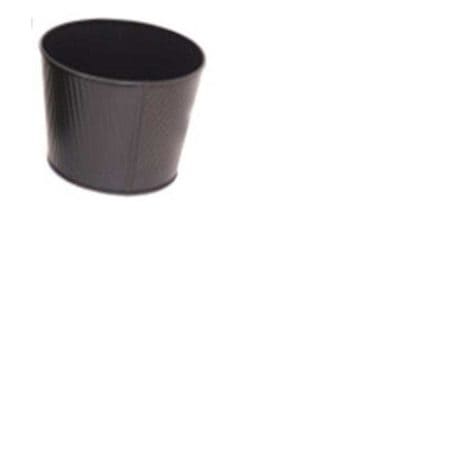 Black Iron Round Planter Set of 6  (9.5″x9″)