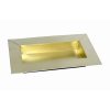 Gold Iron Rectangular Tray/Candle Holder (15″Lx9″Wx2″H)