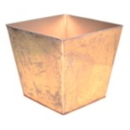 White Gold Iron Square Planter Set of 6 (5″x5″)
