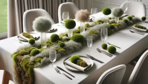 MOss as decorative accenttablescapes 