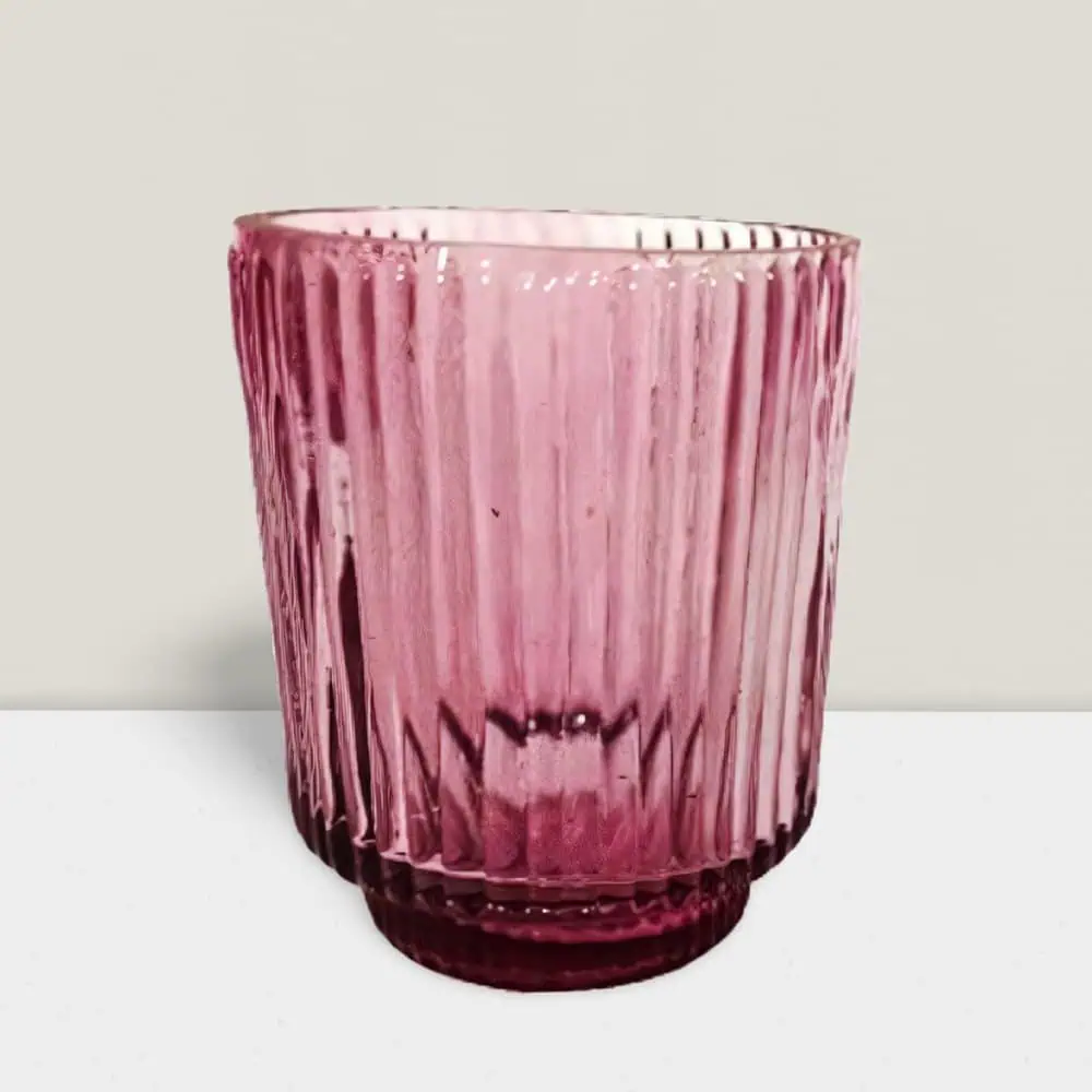 Illuminate Your Space Discover the Charm of Our 4-Inch Blush Ripple ...