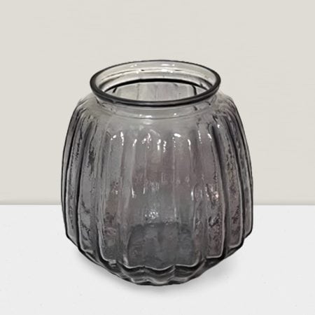 Blush ripple votive vase 4”X4”