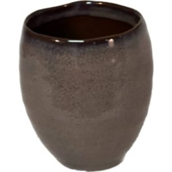 Art Design Earthware: 9” Chocolate Vase - Eco-Friendly Home Decor Art Design Earthware Chocolate 7″Hx5″W