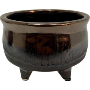 Art Design Earthware Bronze Bowl 3.5″Hx6″w