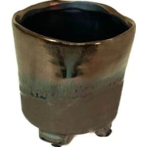 Art Design Earthware Bronze Pot 5.5″x 5.5″