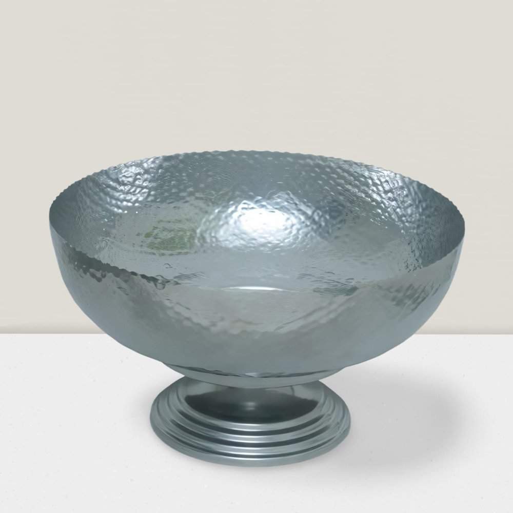 Iron Bronze hammered bowl 4’Dx2.5’H Pk of 6