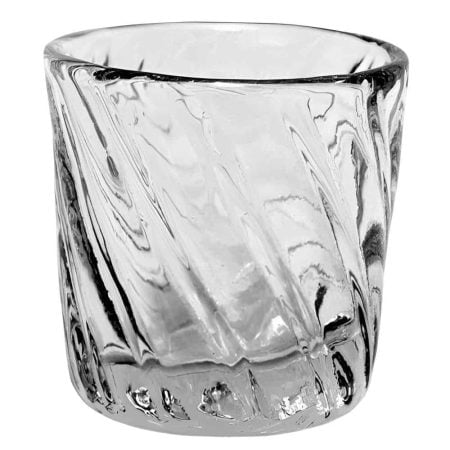 Clear  Embossed  Renaissance Glass Votive Cup 2.75 x 2.75″ Pk of 6