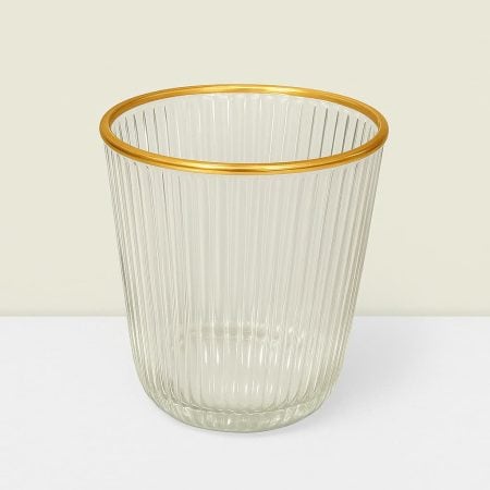 Blush ripple votive vase 4”X4”