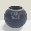 Rajasi  Glass Clear & GLD votive 4″Hx4″