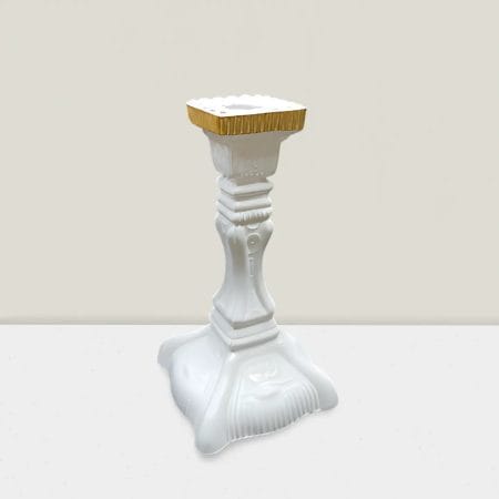 Rajasi Glass Clear & GLD C/S 8″HX4″