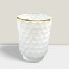 Kaali Black glass vase 4.5″x3.5″
