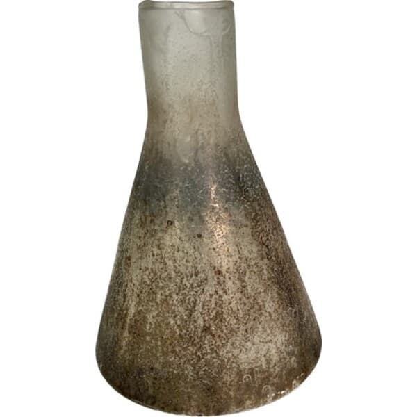Platinum Gold Glass Bowl Vase 8″x5″