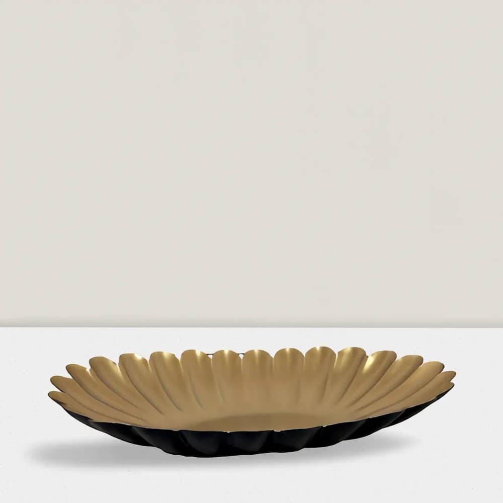 Windsor Black & Gold  Bowl 5″Hx12″D Pk of 6