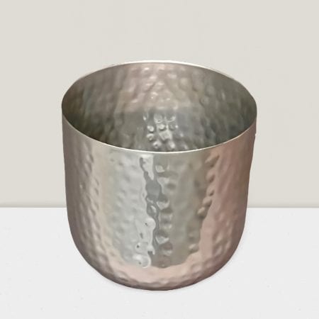 GOLD planter  6″ HX6.5″D