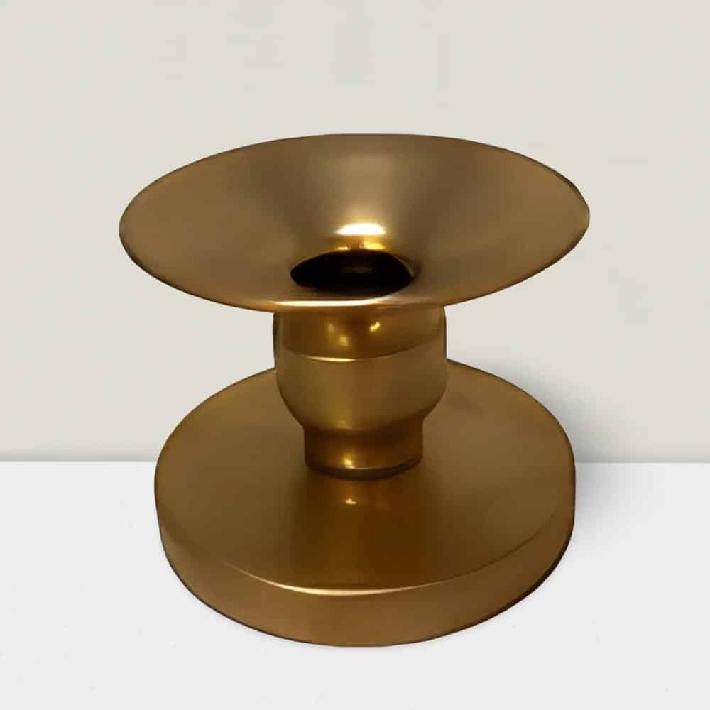Gold   iron C/s  3″HX3.5″D Pk of 6