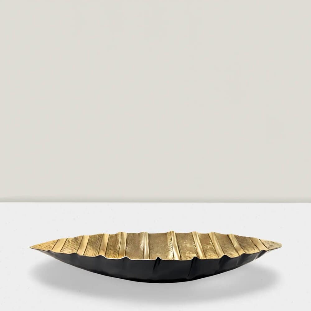 Windsor Black & Gold  Bowl 5″Hx12″D Pk of 6