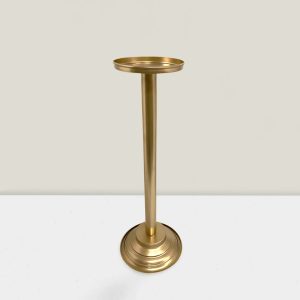 Gold Candle Stand 24″H X 8″W