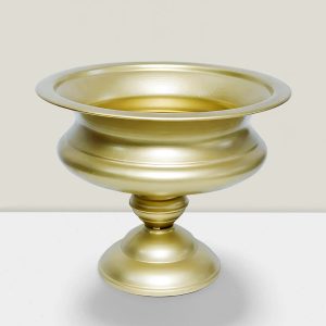 Gold urn  10"HX12"D
