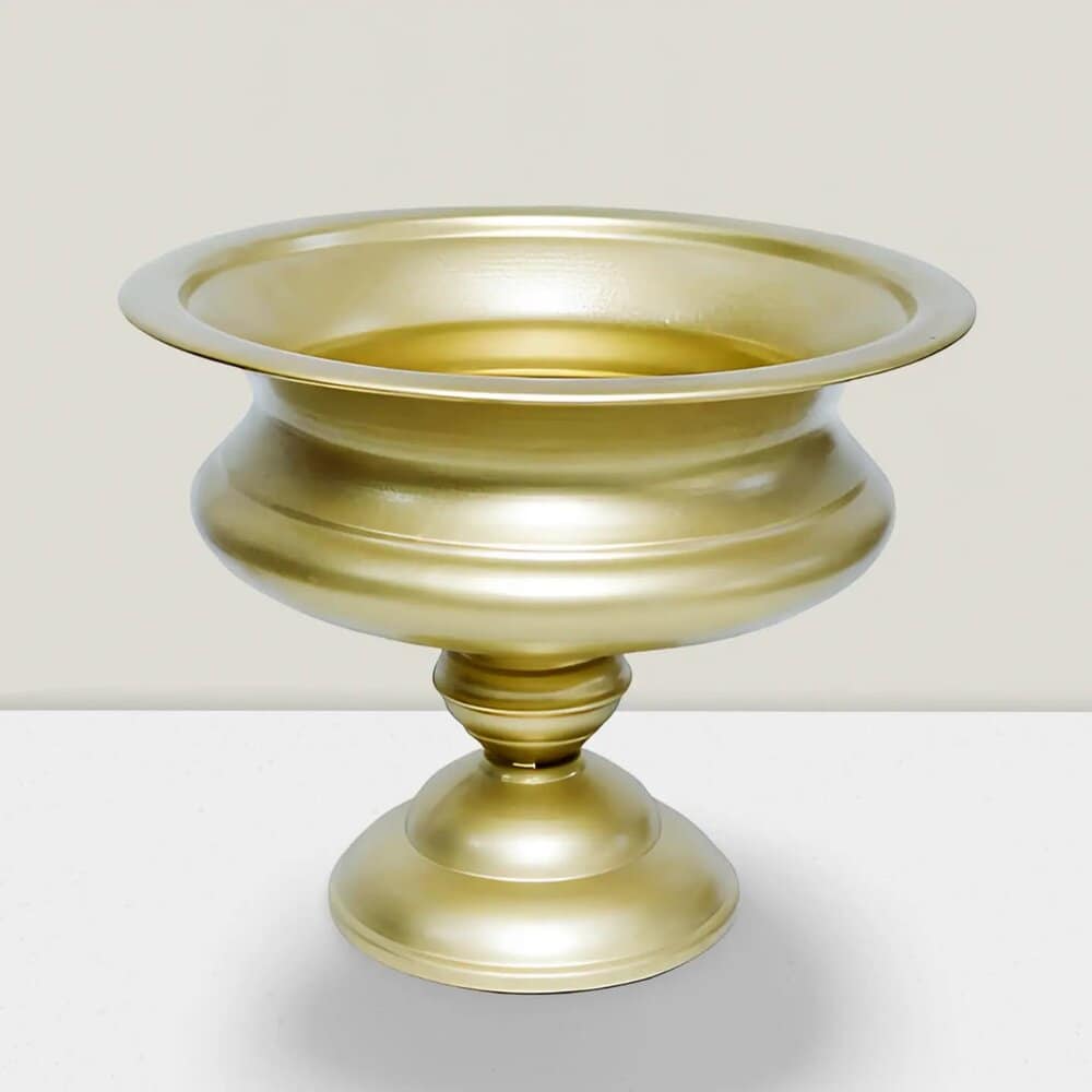 Gold urn  10″HX12″D