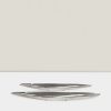 Silver  hmmrd canoe   36″Lx5″W Pk of 6